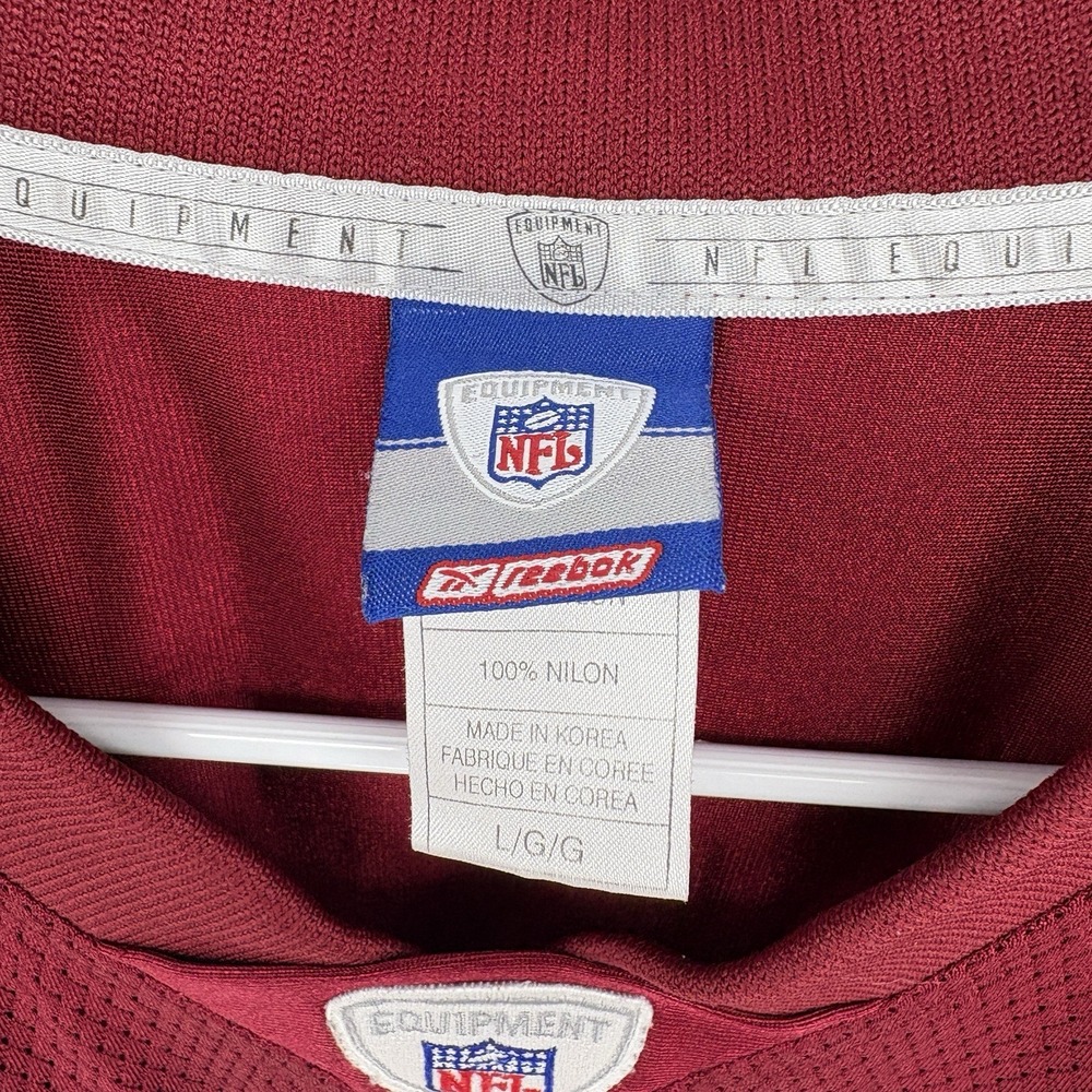 Reebok NFL Washington Redskins Clinton Portis 26 Jersey Mens L Burgundy Vintage - Picture 10 of 16
